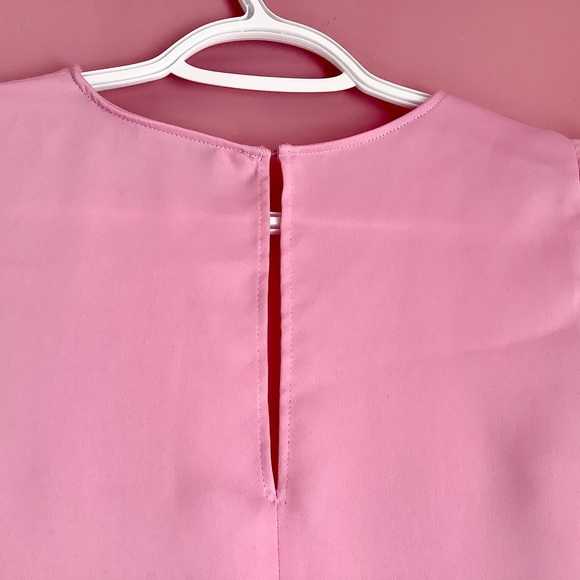 Zara Pink Ruffled Mini Dress - Picture 6 of 8